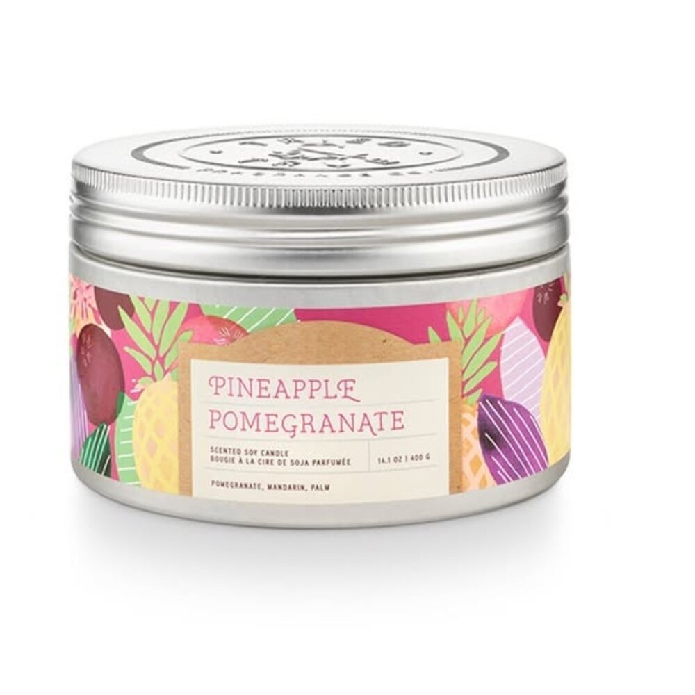 New Tried & True Pineapple Pomegranate Candle In Tin Smells Amazing!